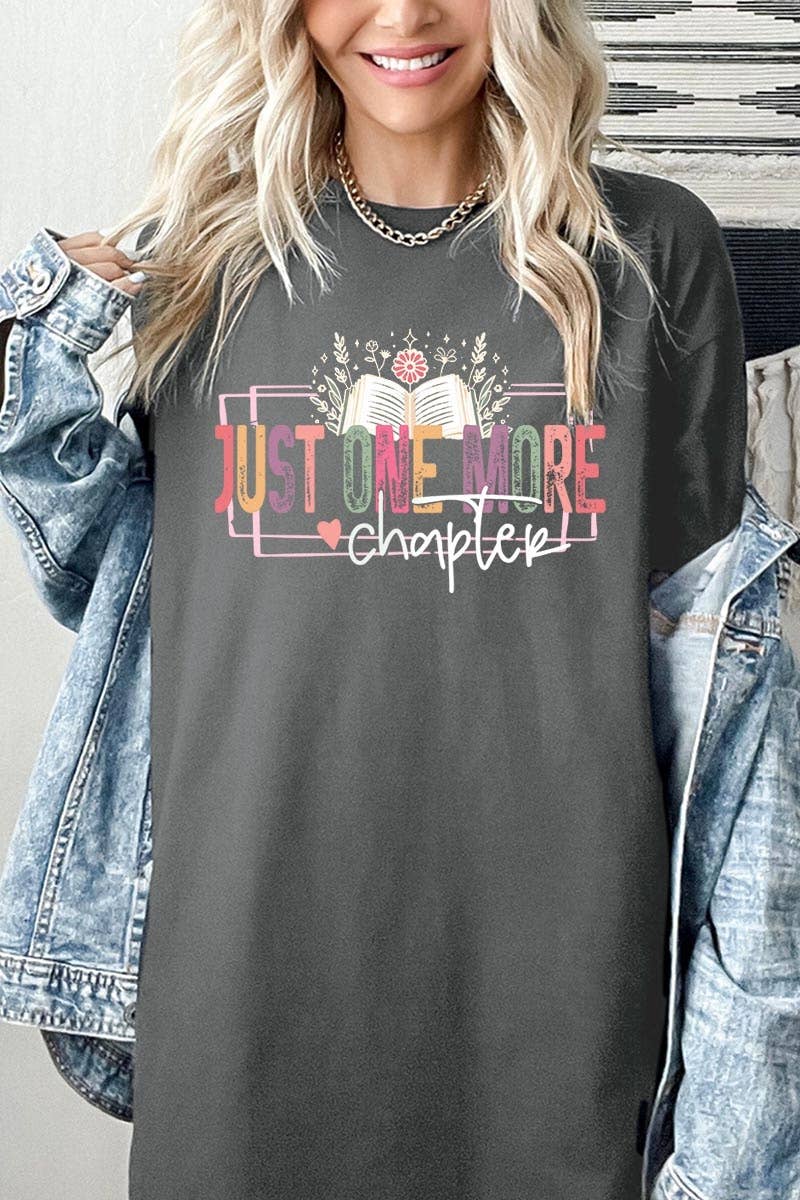 Just One more Chapter Graphic Heavyweight Tee