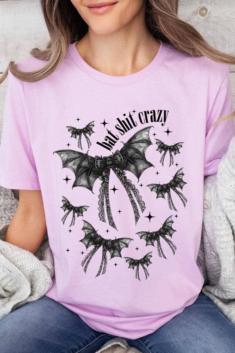 Halloween Bat shit crazy Graphic Tee