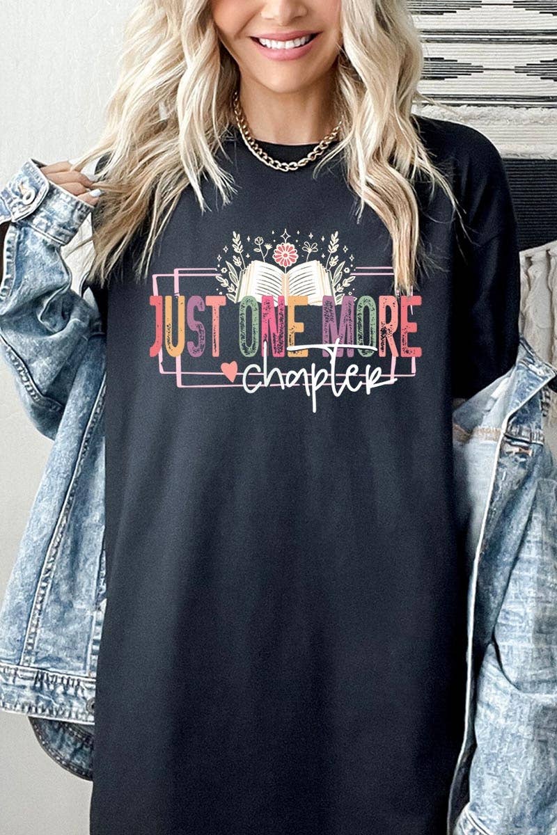 Just One more Chapter Graphic Heavyweight Tee