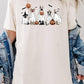 HALLOWEEN DOG GHOSTS HEAVY COTTON TEE