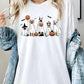 HALLOWEEN DOG GHOSTS HEAVY COTTON TEE