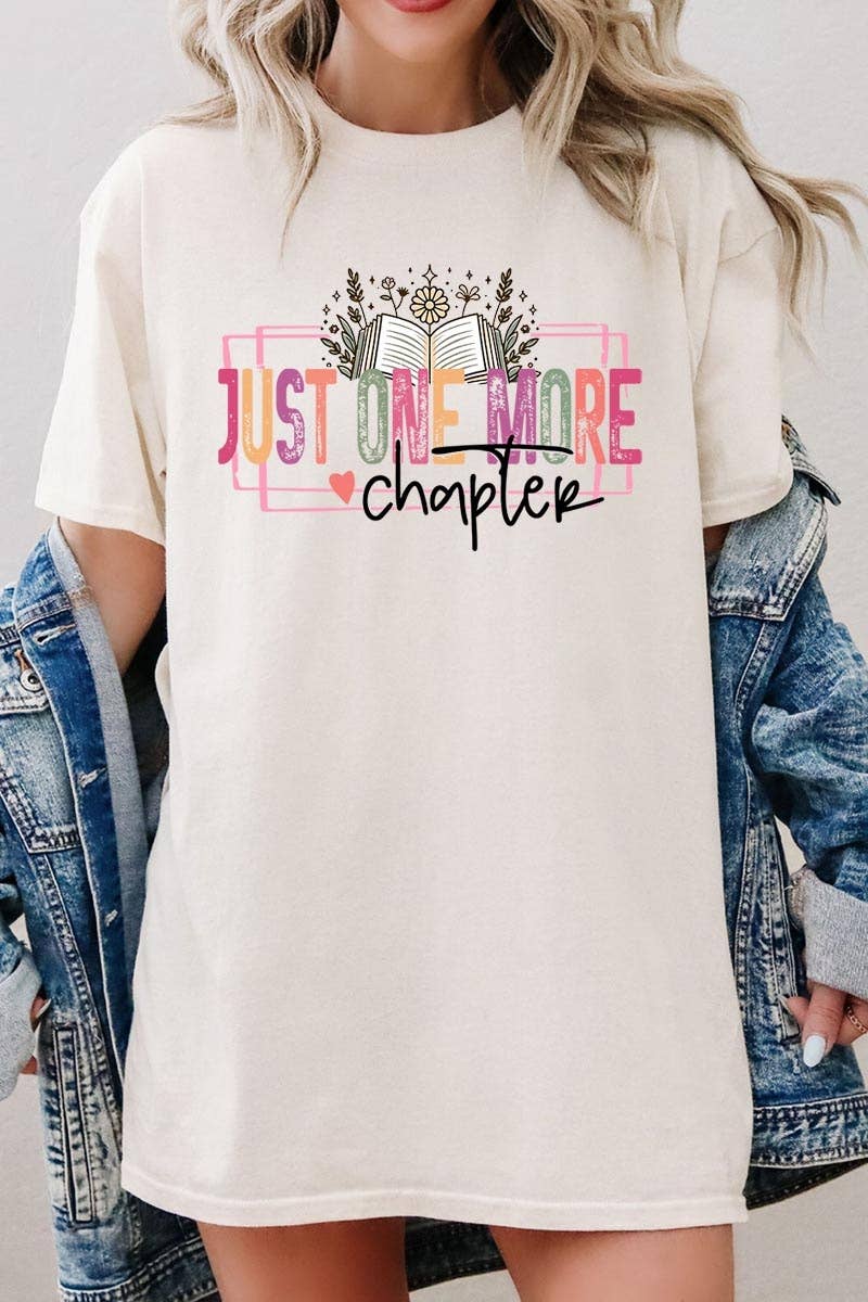 Just One more Chapter Graphic Heavyweight Tee