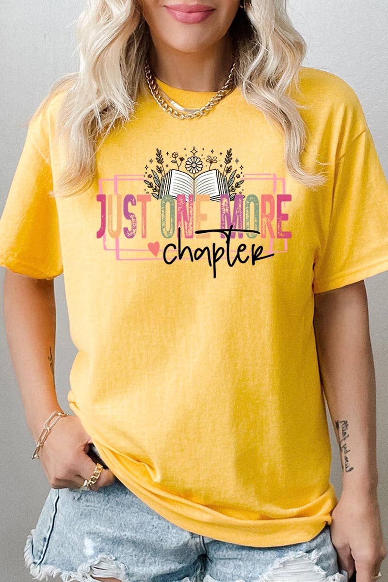 Just One more Chapter Graphic Heavyweight Tee