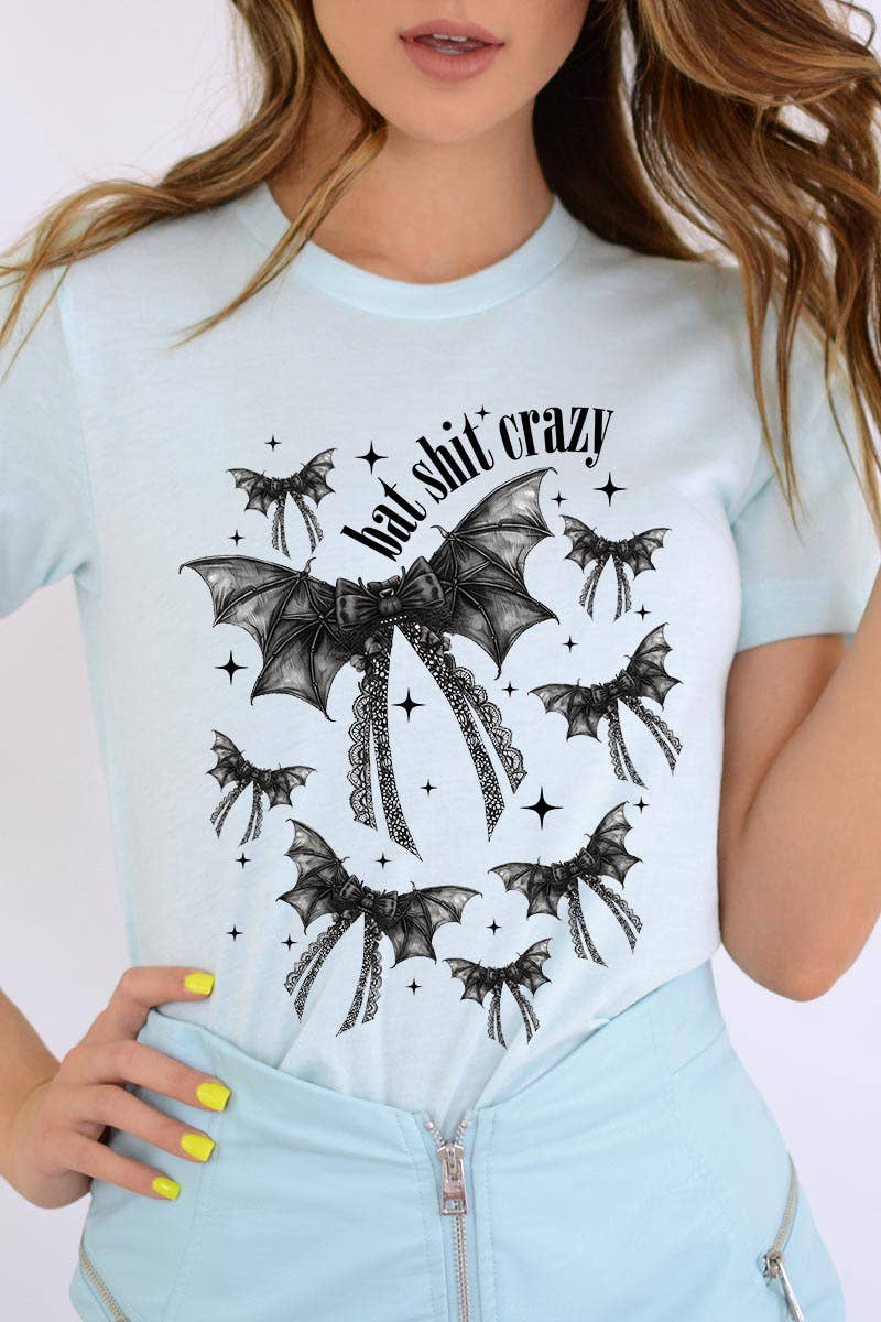 Halloween Bat shit crazy Graphic Tee