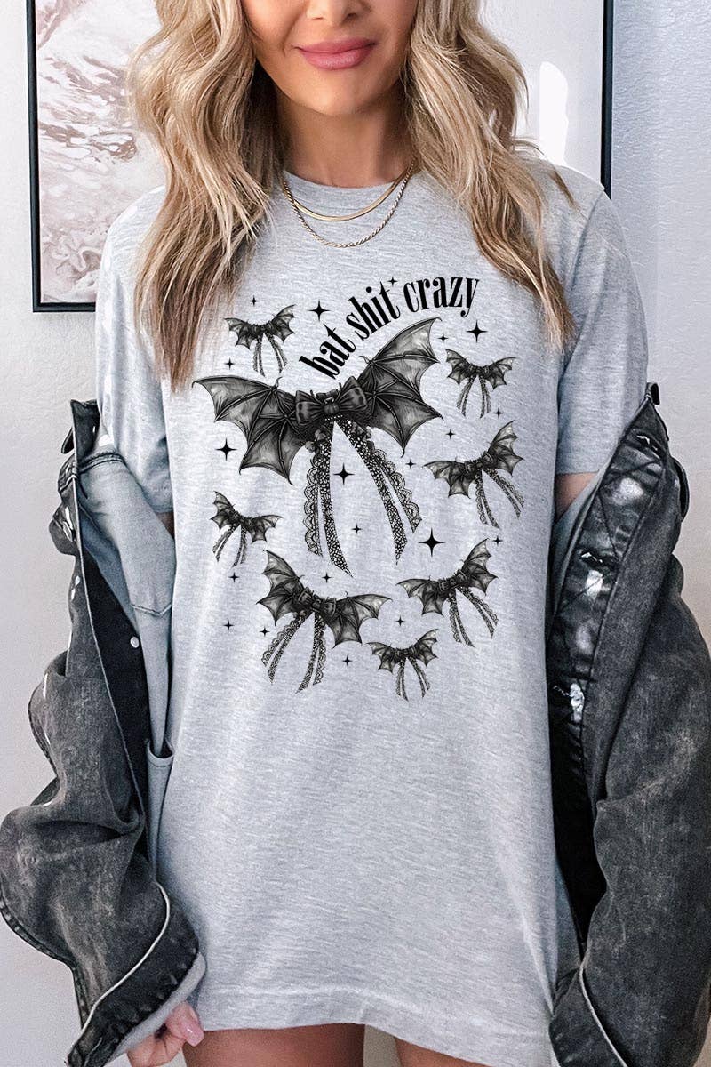 Halloween Bat shit crazy Graphic Tee