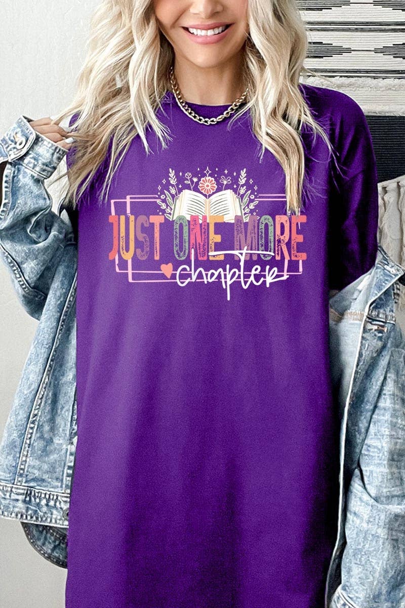 Just One more Chapter Graphic Heavyweight Tee