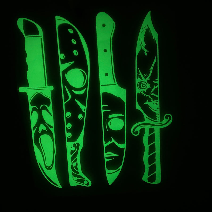 GLOW in dark-Killer Knives